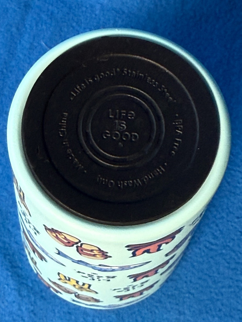 Life is Good 25oz Stainless Steel Insulated Tumbler Outdoor Icons Camping NO LID - Picture 2 of 3